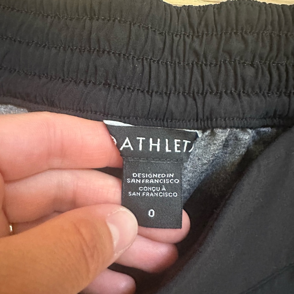 Athleta Women's Black Cargo Tapered Pants - Picture 4 of 4